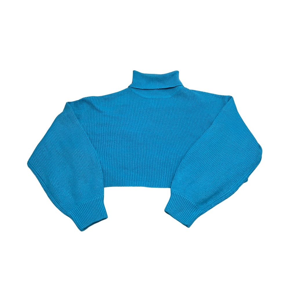 H&M cropped turtleneck sweater